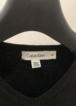 Джемпер свитер calvin klein черный серый на зуб2 фото