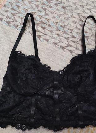 Кружевной топ лиф shein
