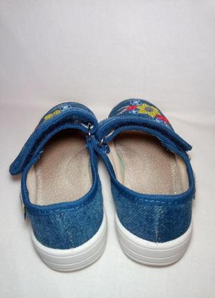 Джинсові капці р.26 - 17см2 фото