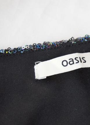 Брендовое коктельное платье пайетки от oasis5 фото