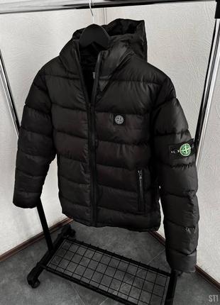 Топ! зимова куртка пуховик stone island3 фото