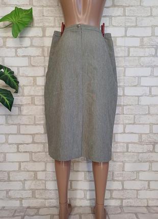 Фирменная debenhams базовая юбка миди карандаш в сером цвете, размер хл2 фото