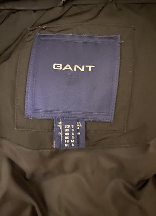 Пуховое пальто gant с поясом, размер s3 фото