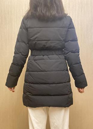 Пуховое пальто gant с поясом, размер s2 фото