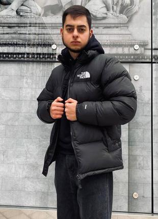 Распродаж! зимний пуховик the north face 700 1996 retro nuptse jacket black