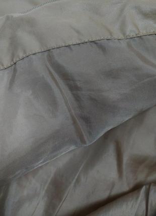 Стеганая удлиненная куртка reserved женская бежевая с поясом еврозима размер 42 (м)7 фото