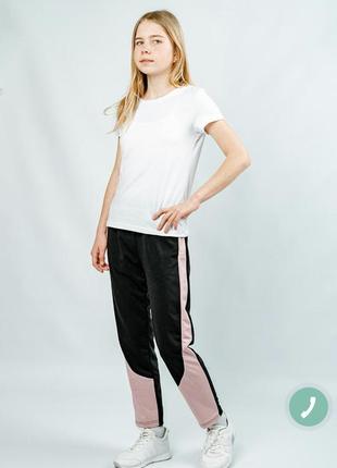 Супер стильні спортивні штани з лампасами завужені укорочені1 фото