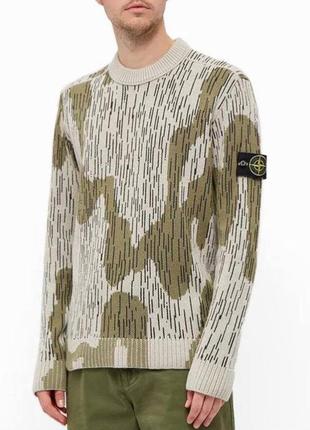 Свитер светр stone island camo худи свитшот кофта1 фото