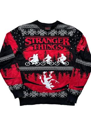 Оригинальный свитер stranger things странные чудеса y2k мерч1 фото