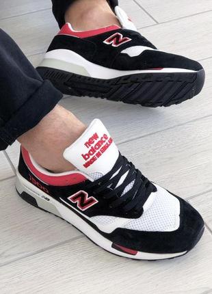 Р.44  кроссовки new balance 1500 черно/бело/красные