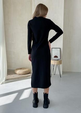 Трендовое платье рубчик из рубчика модные теплые платья длинные теплые платья теплое...