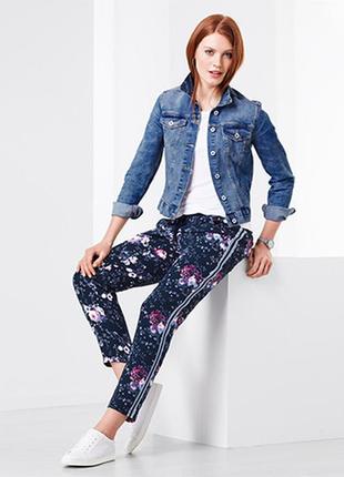 Модные летние брюки с цветочным мотивом тсм чибо. 36 евро
