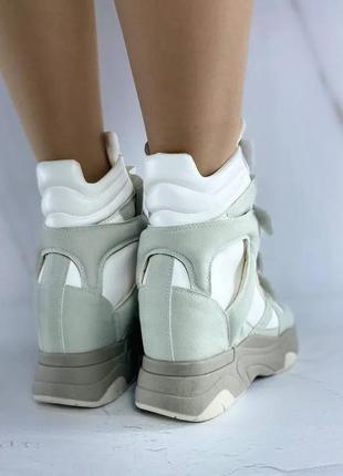 Демисезонные ботинки кроссовки сникерсы хайтопы3 фото