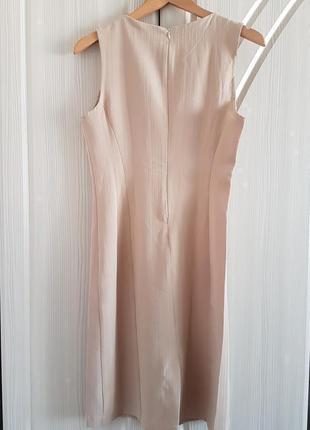 Офісна міді сукня, сарафан united colors of benetton без рукавів.3 фото