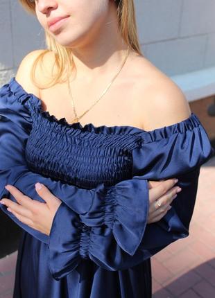 Сукня шовкова guseva wear s-m4 фото
