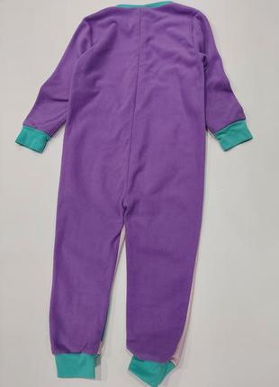 Флисовый комбинезон, ромпер, пижама с куклами лол от lol surprise, лаванда 5-6 лет5 фото