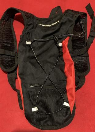 Спортивный вело/мото беговой рюкзак muddyfox 1,5л как новый!