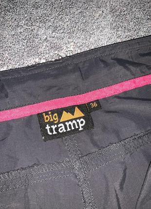 Big tramp 36 outdoor transformer tactical pant женские серые трекинговые аутдорные штаны брюки спортивные чиносы трансформеры нейлон8 фото
