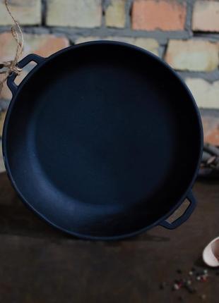 Жаровня чугунная литая 32*6 см