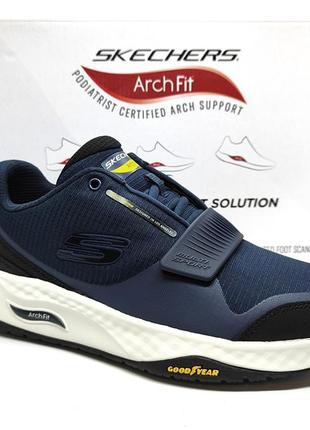 Шкіряні кросівки skechers arch fit goodyear оригінал