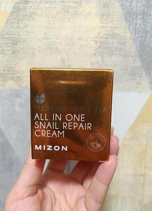 Улиточный крем mizon all in one cream увлажнение питания корейской косметику