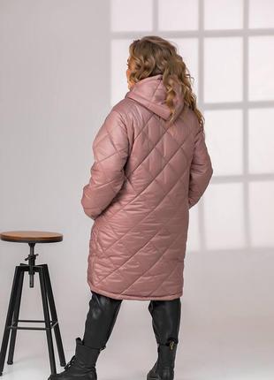 Женская удлиненная зимняя куртка цвета9 фото