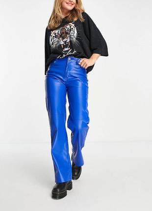 Женские брюки штаны кожаные брендовые2 фото