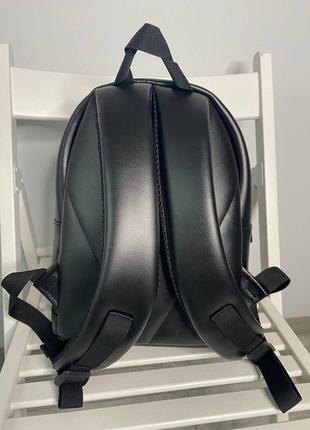 Шкіряний рюкзак чорний (новий)3 фото