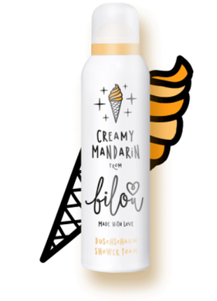 Пінка для душу bilou creamy mandarin 200 мл , мандаринка , оригинал
