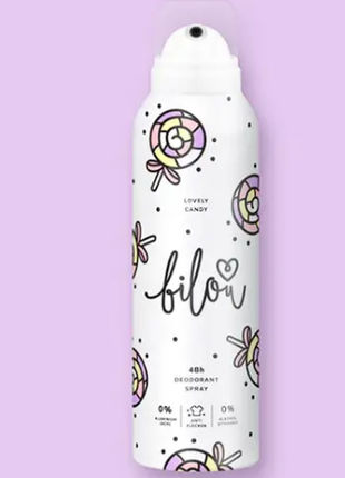 Дезодорант bilou lovely candy ( маршмеллоу) 150 мл , оригинал