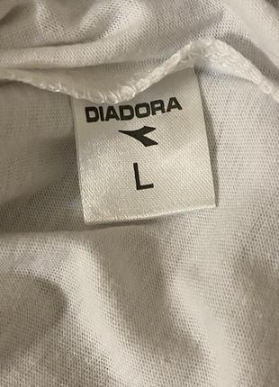 Белая футболка diadora p. l7 фото