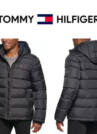 Мужская стеганая куртка-пуховик tommy hilfiger