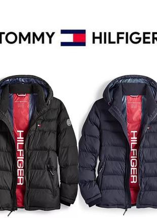 Мужская стеганая куртка-пуховик tommy hilfiger2 фото