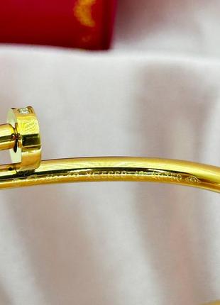 Браслет цвях, браслет cartier, браслет гвоздь, срібний браслет, браслет картьє, золотий браслет4 фото