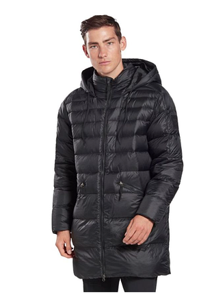 Пуховик куртка, пальто від reebok ow з lo dwn jkt fu1685 black. 46/48 євро, схід. нового