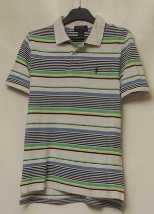 Polo ralph lauren m 10-12 детское поло из хлопка пике свежие коллекции