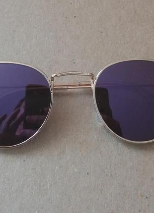 Зеркальные солнцезащитные  очки 3 цвета3 фото