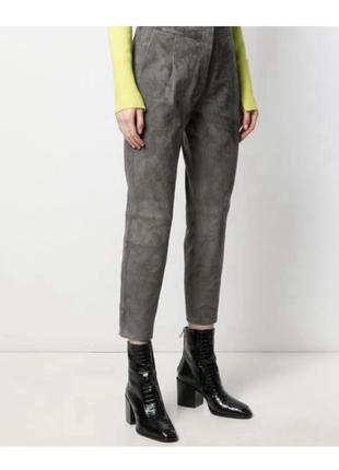 Штани базові шкіряні стильні модні дорогий бренд німеччини arma розмір s/m