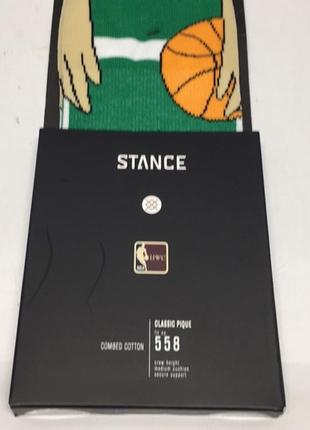 Баскетбольные носки stance larry bird boston celtics