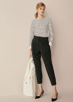 Штани massimo dutti з високим вмістом вовни