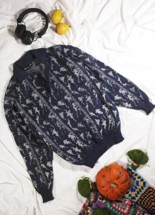 Винтажный теплый свитер джемпер унисекс из 80-х stmichael винтаж ретро олдскул тренд4 фото