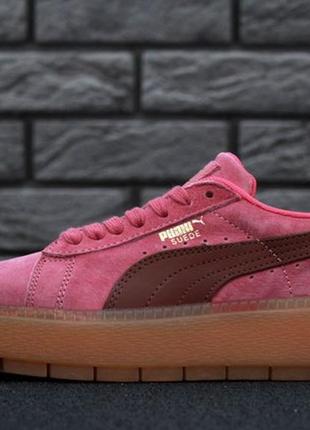 Puma suede шикарные женские кроссовки/кеды пума