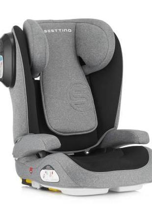 Дитяче автокрісло sesttino race isofix grey 15-36 кг