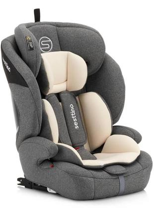 Дитяче автокрісло sesttino rocker isofix grey 9-36 кг