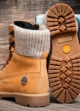 Жіночі черевики зима руді ginger (36-38)2 фото