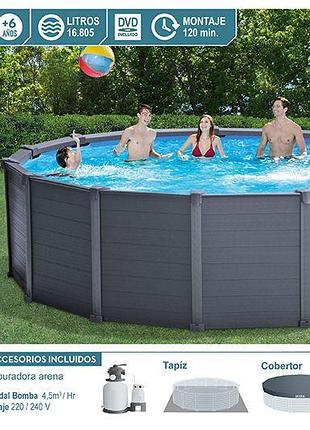 Виробляємо установку і розбирання каркасних басейнів інтекс і бествей intex bestway