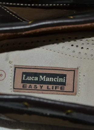 Новые кожаные туфли luca mancini 27.5 см 43 размер италия5 фото