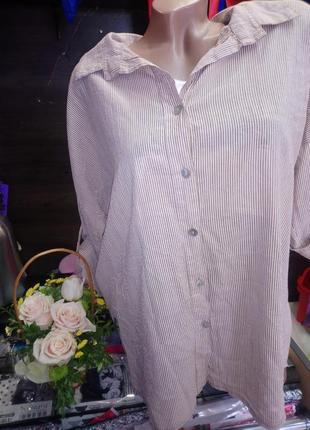 Батальная блуза 52-54 блузка рубашка италия блуза нв пышную фигуру2 фото