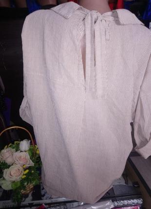 Батальная блуза 52-54 блузка рубашка италия блуза нв пышную фигуру4 фото