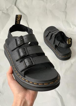 Сандали dr martens - soloman black hydro